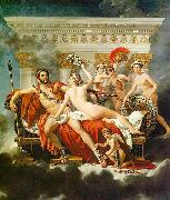 Jacques-Louis David Mars Disarmed by Venus and the Three Graces oil painting on canvas